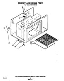 Cabinet and hinge