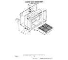 Whirlpool RM955PXLW2 cabinet and hinge diagram