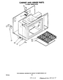 Cabinet and hinge