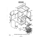 Whirlpool RGE3010W2 oven body diagram