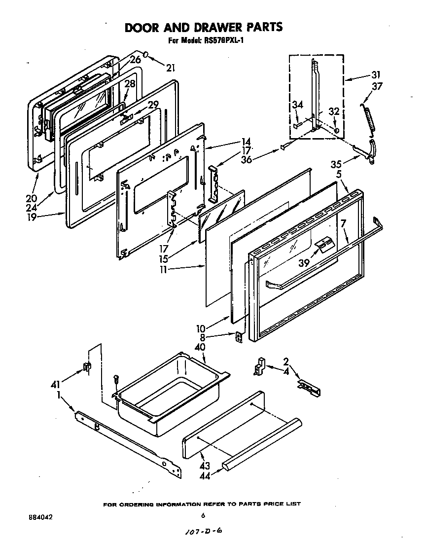 Door and drawer