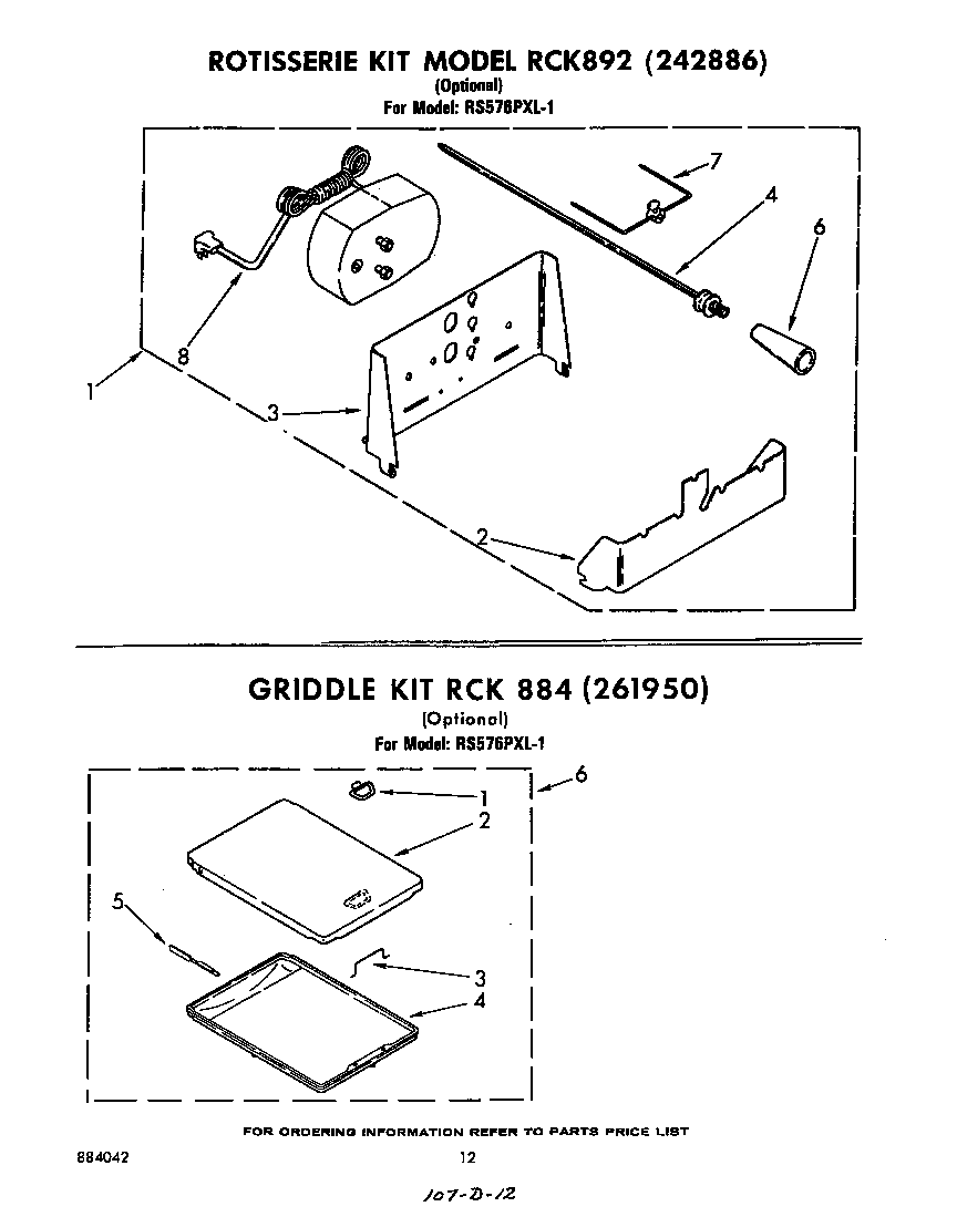 ROTISSERIE KIT RCK 892 (242886)