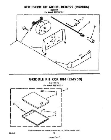 Rotisserie kit rck 892 (242886)