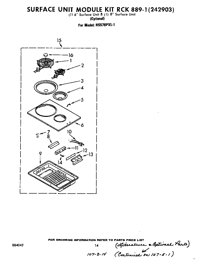 Surface unit 889-1 (242903)