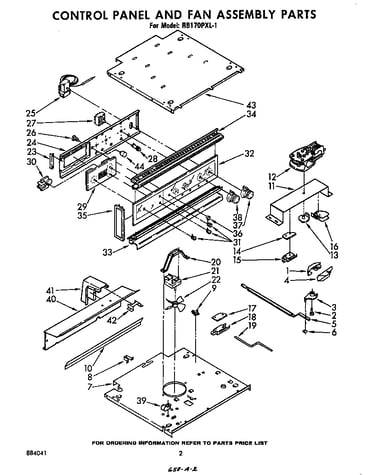 Control panel and fan