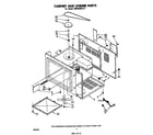 Whirlpool MW8200XL0 cabinet and stirrer diagram