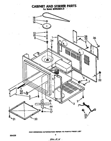 Cabinet and stirrer