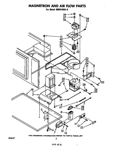 Magnetron and air flow