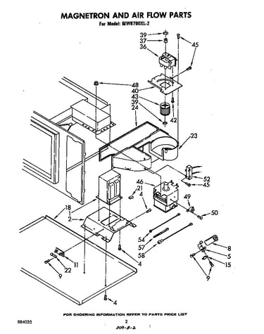 Magnetron and air flow