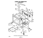 Whirlpool MW8650XL2 cabinet and stirrer diagram
