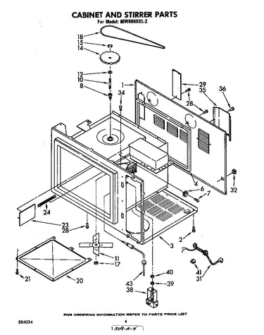 Cabinet and stirrer