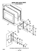 Door and latch