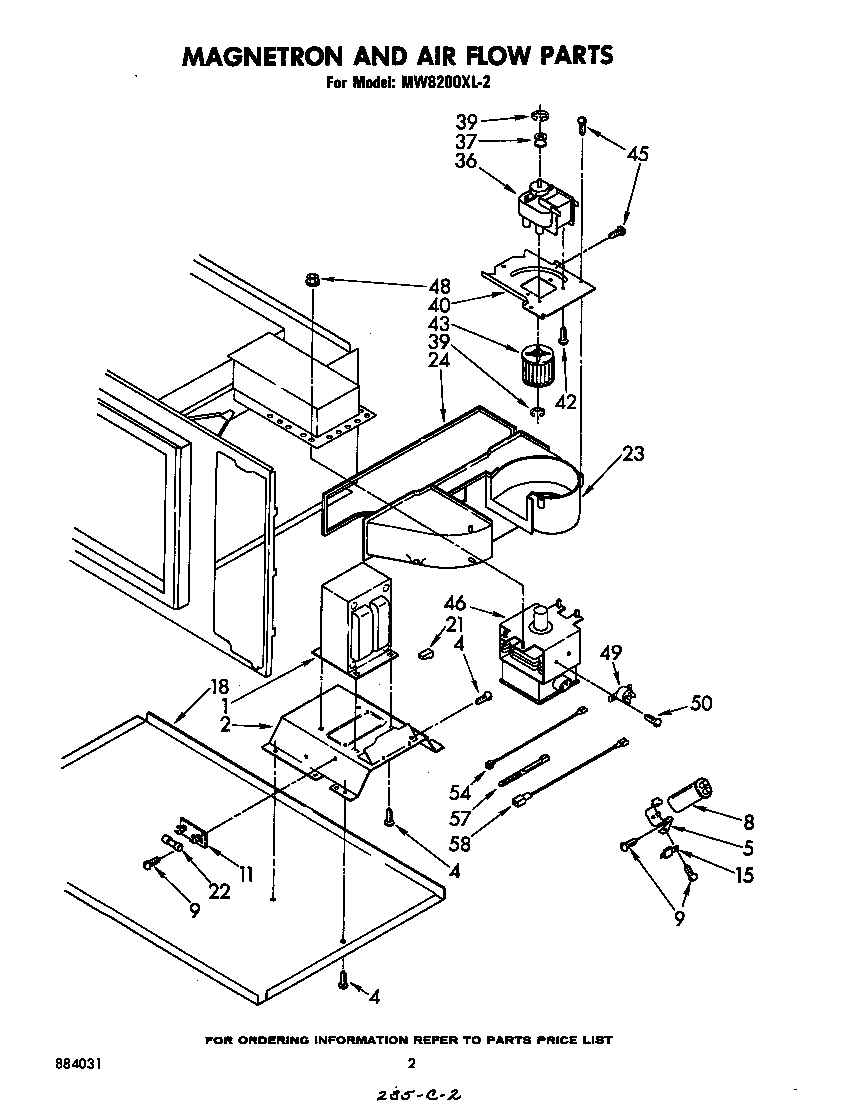 Magnetron and air flow