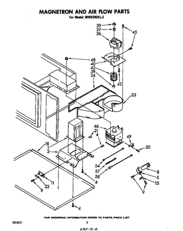 Magnetron and air flow