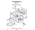 Whirlpool MW8200XL2 cabinet and stirrer diagram