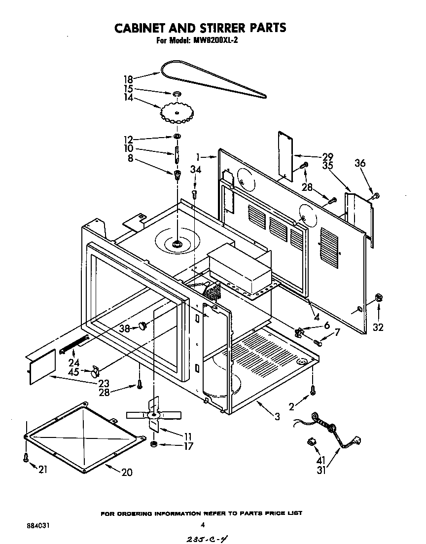 Cabinet and stirrer