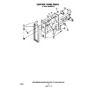 Whirlpool MW8200XL2 control panel diagram