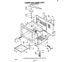 Whirlpool MW8750XL2 cabinet and stirrer diagram