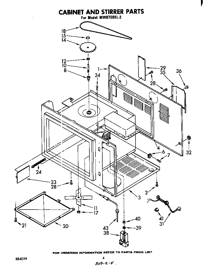 Cabinet and stirrer