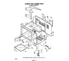 Whirlpool MW8550XL2 cabinet and stirrer diagram