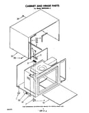 Cabinet and hinge