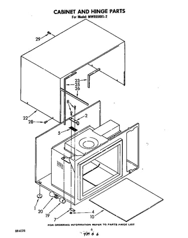 Cabinet and hinge
