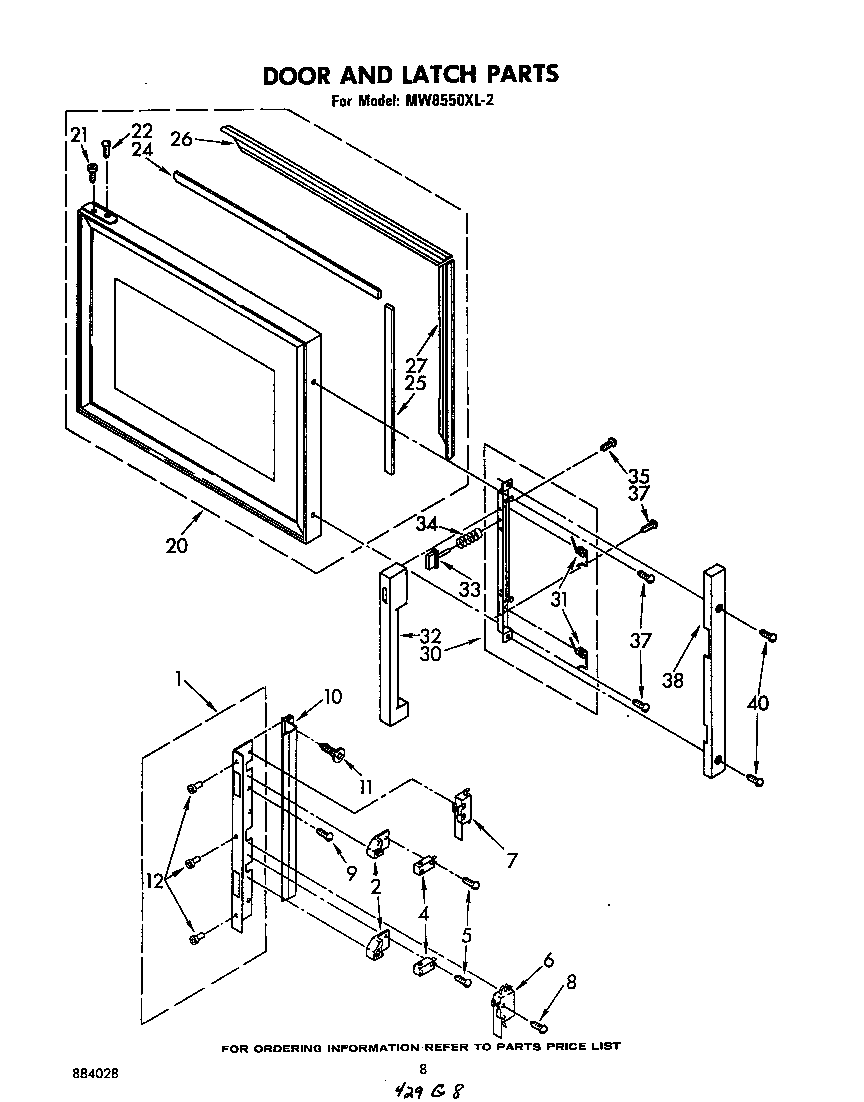 DOOR AND LATCH