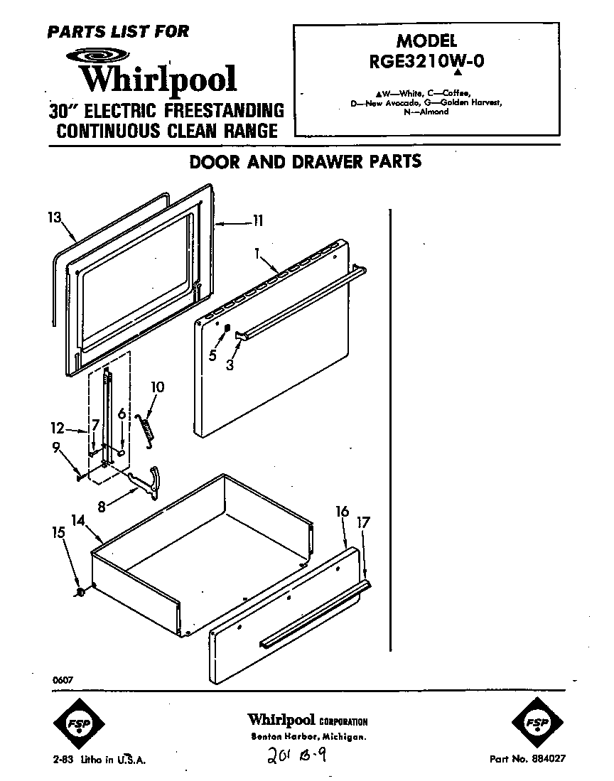 Door and drawer
