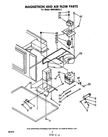 Magnetron and air flow