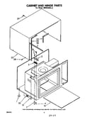 Cabinet and hinge