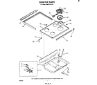 Whirlpool RM973PXLT0 cooktop diagram