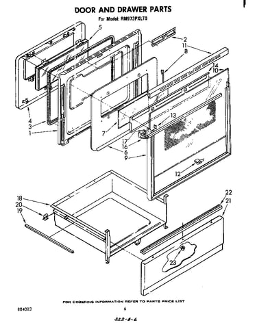 Door and drawer