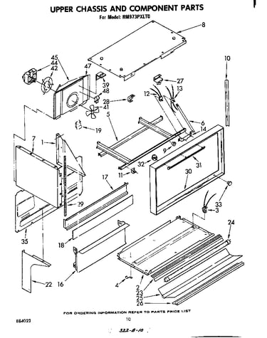 Upper chassis and components