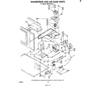 Whirlpool RM973PXLT0 magnetron and air flow diagram