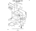 Whirlpool RM973PXLT0 cabinet and stirrer diagram