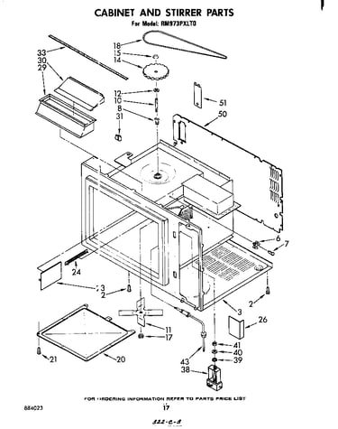 Cabinet and stirrer