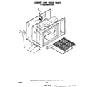 Whirlpool RM975PXLW0 cabinet and hinge diagram