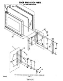 Door and latch