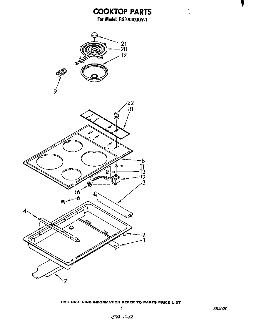 Cook top