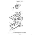 Whirlpool RS670PXK1 cooktop diagram