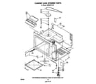 Whirlpool RM988PXLW2 cabinet and stirrer diagram
