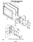Door and latch