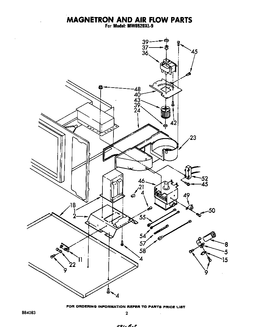 Magnetron and airflow