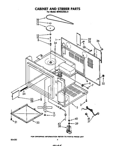 Cabinet and stirrer