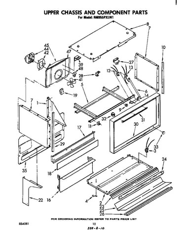 Upper chassis and components