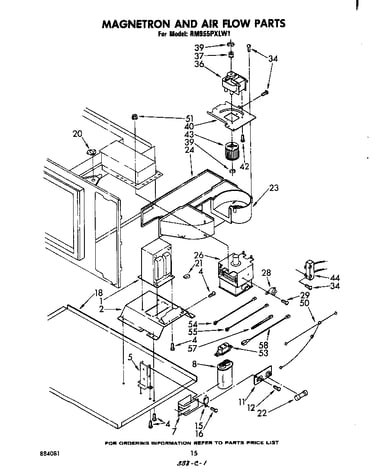 Magnetron and air flow