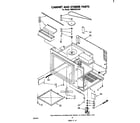 Whirlpool RM955PXLW1 cabinet and stirrer diagram
