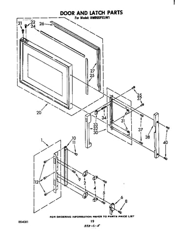 Door and latch