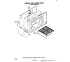 Whirlpool RM975PXLW1 cabinet and hinge diagram