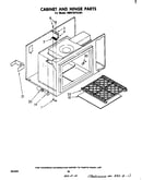 Cabinet and hinge